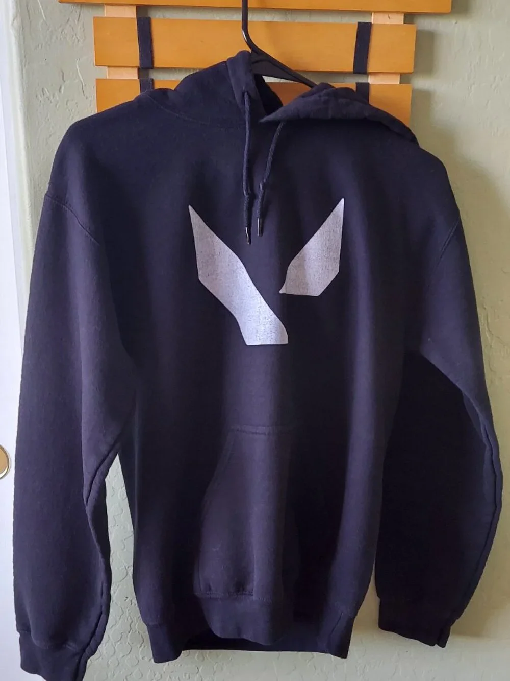 Black Valorant Logo Hoodie Sweatshirt Unisex Small